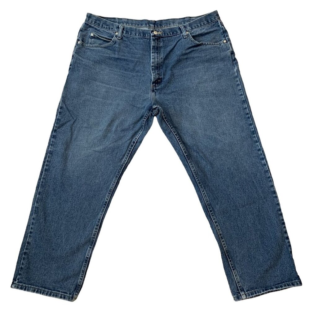 Wrangler Mens Authentic Jeans 42x30 Premium Quality Denim Loose Straight Cotton